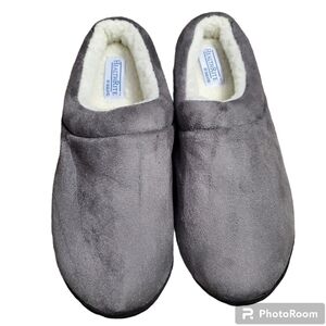 New HealthRite by Haband Men's Sherpa Slippers Shoes 13 D